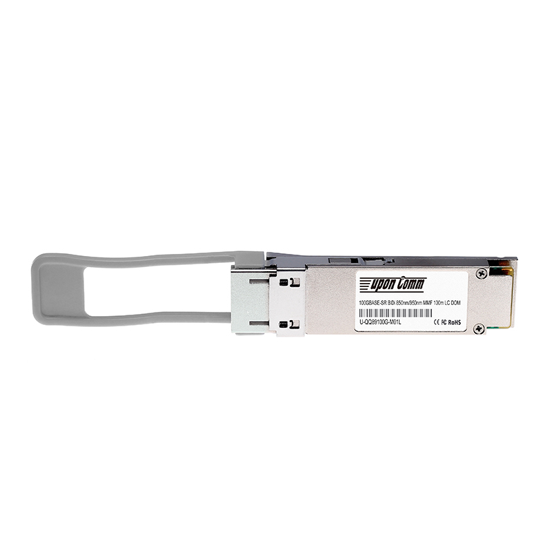 100GBASE-SR Bi-Directional 850nm/950nm MMF OM4 100m LC connector DOM QSFP Optical Transceiver